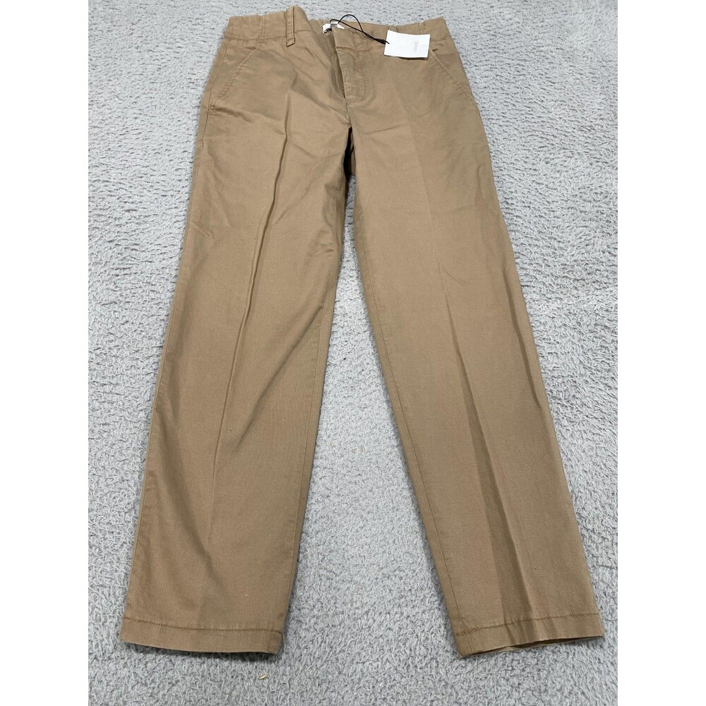 Vince Pants Womens 4 Beige Cotton Twill Chino Stretch Pockets Casual Work Office